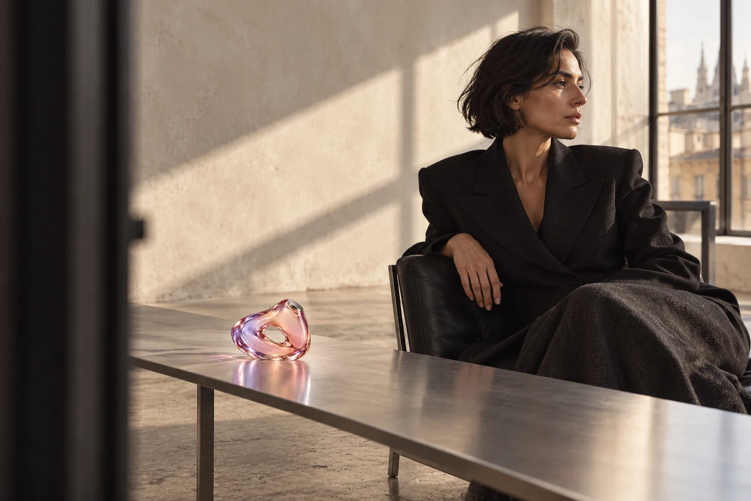 SINGULÆ — direction artistique, silhouette dans un atelier